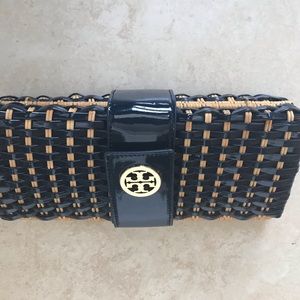 Authentic Tory Burch Summer clutch- used once!